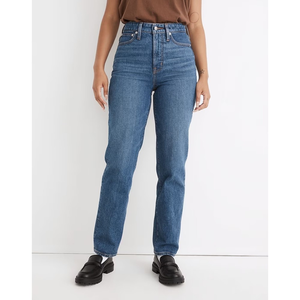 Madewell Curvy Perfect Vintage Straight Jean 14W